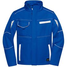 Workwear Softshell Jacket - Funktionelle Softshelljacke mit hochwertiger Ausstattung [Gr. S] (royal/white) (Art.-Nr. CA485272)