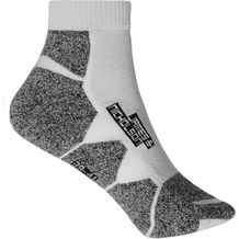 Sport Sneaker Socks - Funktionelle, kurze Sportsocke für Damen und Herren [Gr. 45-47] (weiß) (Art.-Nr. CA485295)