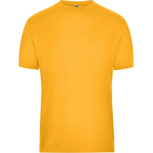 Men's BIO Workwear T-Shirt - Strapazierfähiges und pflegeleichtes T-Shirt [Gr. XS] (Art.-Nr. CA486932) - Materialmix aus gekämmter, ringgesponne...
