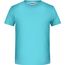 Boys' Basic-T - T-Shirt für Kinder in klassischer Form [Gr. M] (pacific) (Art.-Nr. CA487181)