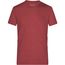 Men's Heather T-Shirt - Modisches T-Shirt mit V-Ausschnitt [Gr. 3XL] (wine-melange) (Art.-Nr. CA487932)