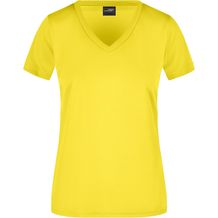 Ladies' Active-V - Funktions T-Shirt für Freizeit und Sport [Gr. XL] (Yellow) (Art.-Nr. CA488083)