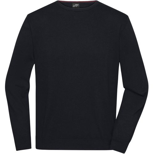Men's Round-Neck Pullover - Klassischer Baumwoll-Pullover [Gr. L] (Art.-Nr. CA488400) - Leichte Strickqualität
Rundhals-Ausschn...