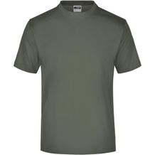 Round-T Medium (150g/m²) - Komfort-T-Shirt aus Single Jersey [Gr. L] (olive) (Art.-Nr. CA490312)