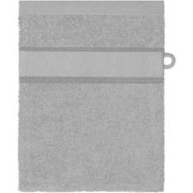 Flannel - Waschhandschuh im modischen Design (silver) (Art.-Nr. CA492148)