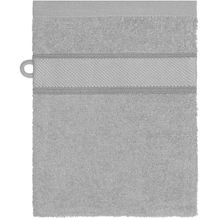 Flannel - Waschhandschuh im modischen Design (silver) (Art.-Nr. CA492148)