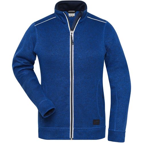 Ladies' Knitted Workwear Fleece Jacket - Pflegeleichte Strickfleece-Jacke [Gr. 3XL] (Art.-Nr. CA495567) - Weiches, wärmendes, pflegeleichte...