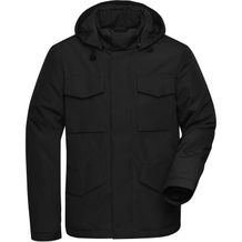 Men's Business Jacket - Wattierte Jacke in cleaner Optik für Business und Freizeit [Gr. S] (black) (Art.-Nr. CA501068)