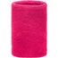 Sporty Wristband - Extrabreites Armschweißband aus Frottee (pink) (Art.-Nr. CA501687)