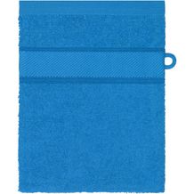 Flannel - Waschhandschuh im modischen Design (cobalt) (Art.-Nr. CA504351)