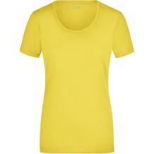 Ladies' Stretch Round-T - T-Shirt aus weichem Elastic-Single-Jersey [Gr. XXL] (Yellow) (Art.-Nr. CA509273)