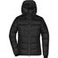Ladies' Padded Jacket - Gesteppte Winterjacke aus recyceltem Polyester mit sorona®AURA Wattierung [Gr. XS] (black/red) (Art.-Nr. CA509555)