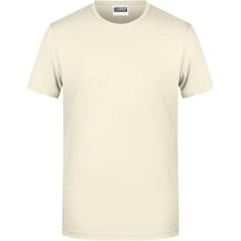 Men's Basic-T - Herren T-Shirt in klassischer Form [Gr. M] (Vanilla) (Art.-Nr. CA511842)