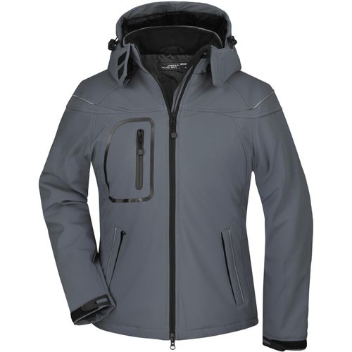 Ladies' Winter Softshell Jacket - Modische Winter Softshelljacke [Gr. XL] (Art.-Nr. CA513029) - 3-Lagen Funktionsmaterial mit TPU-Membra...