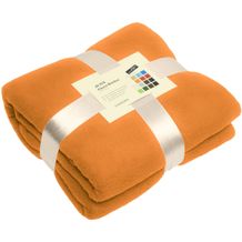 Fleece Blanket - Vielseitig verwendbare Fleecedecke für Gastronomie und Freizeit (orange) (Art.-Nr. CA514384)