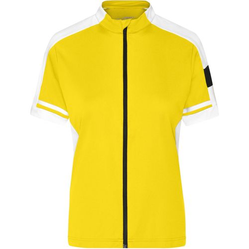Ladies' Bike-T Full Zip - Sportives Bike-Shirt [Gr. XL] (Art.-Nr. CA515002) - Atmungsaktiv, feuchtigkeitsregulierend,...