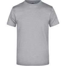 Round-T Heavy (180g/m²) - Komfort-T-Shirt aus strapazierfähigem Single Jersey [Gr. 5XL] (grey-heather) (Art.-Nr. CA520606)