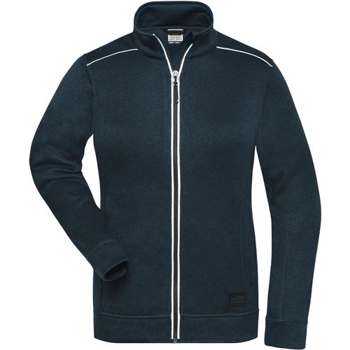 Ladies' Knitted Workwear Fleece Jacket - Pflegeleichte Strickfleece-Jacke [Gr. L] (Art.-Nr. CA523841) - Weiches, wärmendes, pflegeleichte...