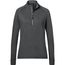 Ladies' Sports Shirt Half-Zip - Langarm-Shirt mit Reißverschluss für Sport und Freizeit [Gr. S] (carbon) (Art.-Nr. CA525358)