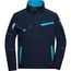 Workwear Jacket - Funktionelle Jacke im sportlichen Look mit hochwertigen Details [Gr. 6XL] (navy/turquoise) (Art.-Nr. CA526365)