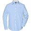 Men's Checked Shirt - Modisches Karoshirt mit Uni-Einsätzen an Kragen und Manschette [Gr. 3XL] (glacier-blue/white) (Art.-Nr. CA527634)