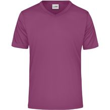 Men's Active-V - Funktions T-Shirt für Freizeit und Sport [Gr. 3XL] (Purple) (Art.-Nr. CA528135)