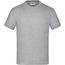 Junior Basic-T - Kinder Komfort-T-Shirt aus hochwertigem Single Jersey [Gr. XXL] (grey-heather) (Art.-Nr. CA531397)