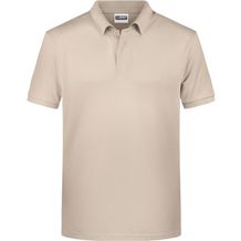 Men's Basic Polo - Klassisches Poloshirt [Gr. S] (stone) (Art.-Nr. CA532970)
