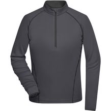 Ladies' Sports Shirt Longsleeve - Langarm Funktionsshirt für Fitness und Sport [Gr. XXL] (titan/black) (Art.-Nr. CA533342)
