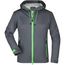 Ladies' Outdoor Jacket - Ultraleichte Softshelljacke für extreme Wetterbedingungen [Gr. M] (iron-grey/green) (Art.-Nr. CA537733)
