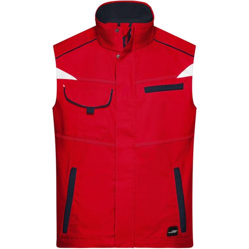 Workwear Vest - Funktionelle Weste im sportlichen Look mit hochwertigen Details [Gr. XS] (Art.-Nr. CA537838) - Elastische, leichte Canvas-Qualität
Per...