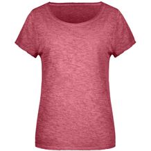 Ladies' Slub-T - T-Shirt im Vintage-Look [Gr. S] (chili) (Art.-Nr. CA538353)