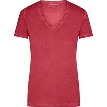 Ladies' Gipsy T-Shirt - Trendiges T-Shirt mit V-Ausschnitt [Gr. L] (Art.-Nr. CA539609)