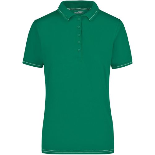 Ladies' Elastic Polo - Hochwertiges Poloshirt mit Kontraststreifen [Gr. XL] (Art.-Nr. CA540521) - Weicher Elastic-Single-Jersey
Gekämmte,...