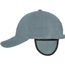 6 Panel Fleece Cap with Earflaps - Wärmendes Fleece-Cap mit ausklappbarem Ohrenschutz (grey) (Art.-Nr. CA541664)
