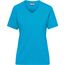 Ladies' BIO Workwear T-Shirt - Strapazierfähiges und pflegeleichtes T-Shirt [Gr. XL] (Turquoise) (Art.-Nr. CA542639)