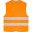 Safety Vest Junior - Leicht zu bedruckende Sicherheitsweste in Einheitsgröße [Gr. 140-164] (fluorescent-orange) (Art.-Nr. CA542932)