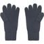 Melange Gloves Basic - Elegante Strickhandschuhe aus Melange-Garnen [Gr. L/XL] (navy) (Art.-Nr. CA545272)