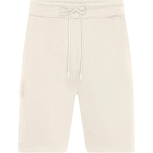 Men's Lounge Shorts - Modische, kurze Sweathose aus BIO-Baumwolle im Cargo-Style [Gr. M] (Art.-Nr. CA549451) - Hochwertige French-Terry Qualität
85...