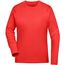 Ladies' Sports Shirt Long-Sleeved - Langarm Funktionsshirt aus recyceltem Polyester für Sport und Fitness [Gr. XS] (bright-red) (Art.-Nr. CA554525)