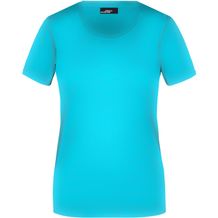 Ladies' Basic-T - Leicht tailliertes T-Shirt aus Single Jersey [Gr. S] (pacific) (Art.-Nr. CA555901)