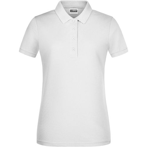 Ladies' Basic Polo - Klassisches Poloshirt [Gr. L] (Art.-Nr. CA556332) - Feine Piqué-Qualität aus 100% gekämmt...
