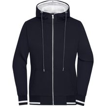 Ladies' Club Sweat Jacket - Sweatjacke mit Reißverschluss und Kapuze [Gr. XXL] (navy/white) (Art.-Nr. CA559492)