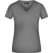 Ladies' V-T - Tailliertes Damen T-Shirt [Gr. S] (mid-grey) (Art.-Nr. CA560624)