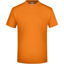 V-T Medium - Komfort-V-Neck-T aus Single Jersey [Gr. M] (orange) (Art.-Nr. CA566494)