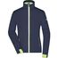 Ladies' Sports Softshell Jacket - Funktionelle Softshelljacke für Sport, Freizeit und Promotion [Gr. XL] (navy/bright-yellow) (Art.-Nr. CA567500)