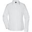 Ladies`Shirt Slim Fit - Modisch tailliertes Cityhemd und Damenbluse [Gr. M] (white) (Art.-Nr. CA567667)