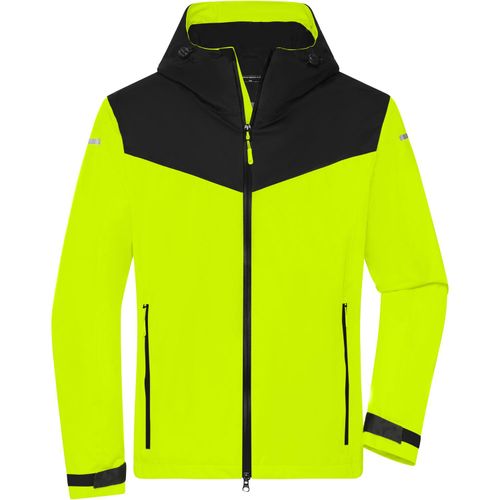 Men's Allweather Jacket - Leichte, gefütterte Outdoor Softshelljacke für extreme Wetterbedingungen [Gr. 3XL] (Art.-Nr. CA568413) - Funktionsmaterial aus recyceltem Polyest...
