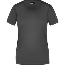 Ladies' Basic-T - Leicht tailliertes T-Shirt aus Single Jersey [Gr. L] (graphite) (Art.-Nr. CA578104)