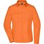 Ladies' Business Shirt Long-Sleeved - Klassisches Shirt aus strapazierfähigem Mischgewebe [Gr. XS] (orange) (Art.-Nr. CA583485)